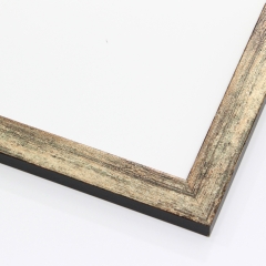 Introducing our exquisite 1-" width picture frame, thoughtfully crafted to accentuate the beauty of your beloved small images. With a touch of refined allure, this frame features a captivating flat silver pearl distressed finish, exuding timeless charm and sophistication.

Meticulously designed with an artist