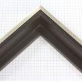 Medium Layered Top Floater - Silver and Black