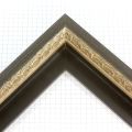 1 " deep Black & Silver Flaoter